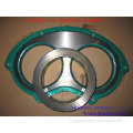 Spectacle wear inserts for sany trailer concrete pump spare parts from China Manufacturer